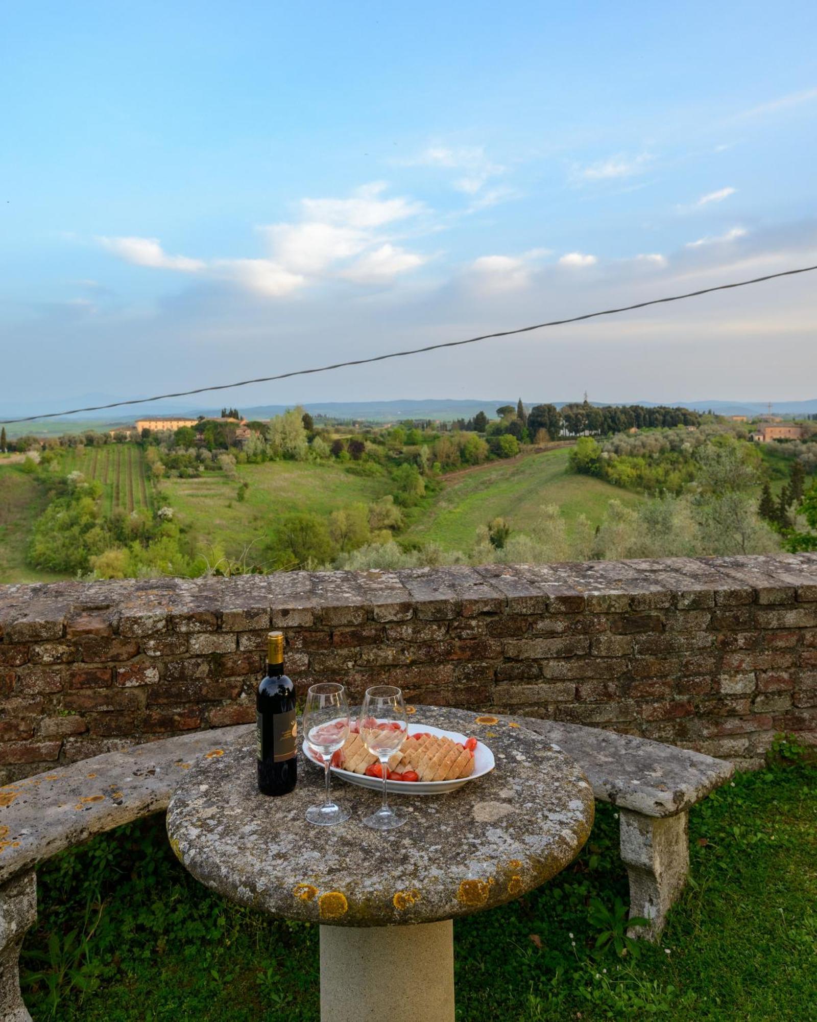 Al Glicine Di Sant'Abondio Villa Siena Eksteriør bilde